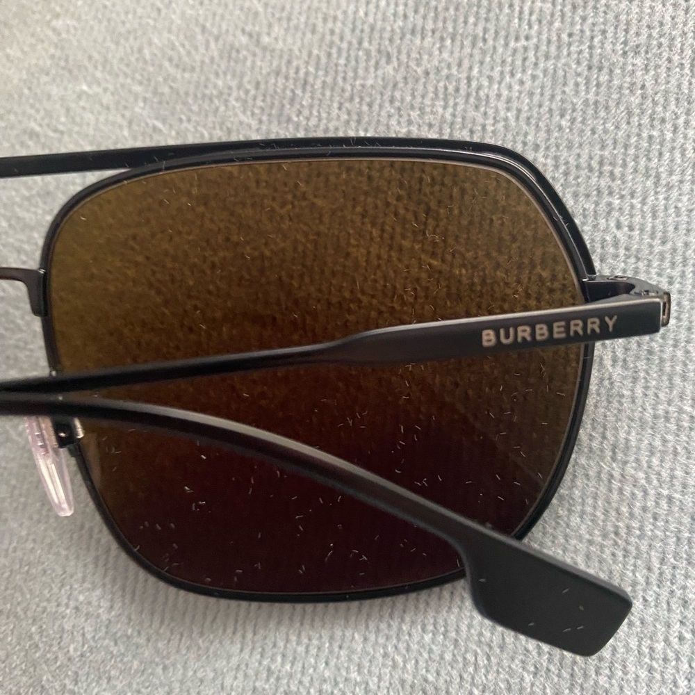 NIB Burberry Steel Man Matte Black Sunglasses - Picture 3 of 7